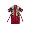 Qinkimo Women's Unique Sexy Kimono,hand-illustrated Statement Piece "q-q“
