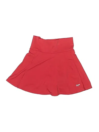 Pre-owned Qinsen Active Skort In Red