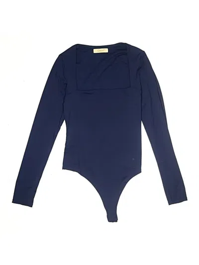 Pre-owned Qinsen Bodysuit In Blue