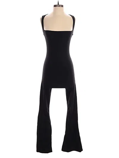 Pre-owned Qinsen Jumpsuit In Black