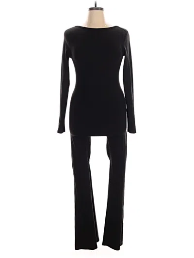 Pre-owned Qinsen Jumpsuit In Black