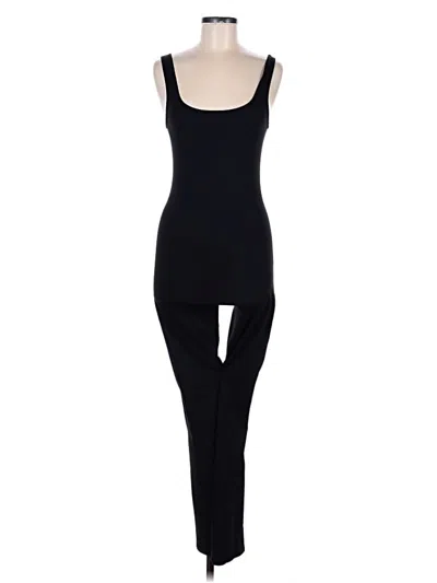 Pre-owned Qinsen Jumpsuit In Black