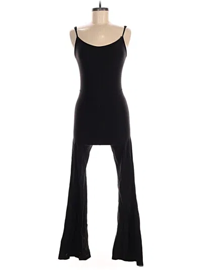 Pre-owned Qinsen Jumpsuit In Black