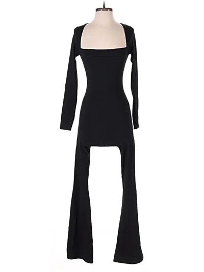 Pre-owned Qinsen Jumpsuit In Black