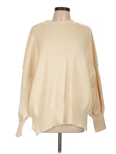 Pre-owned Qinsen Pullover Sweater In White