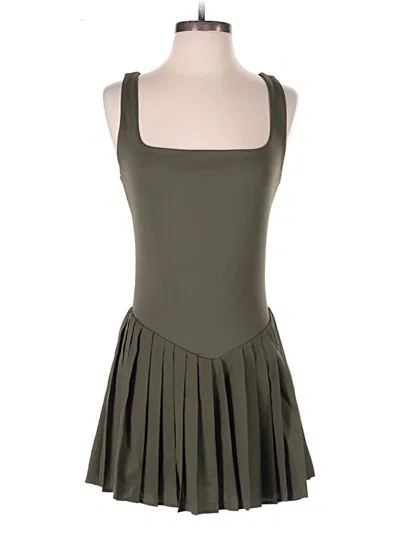 Pre-owned Qinsen Romper In Green
