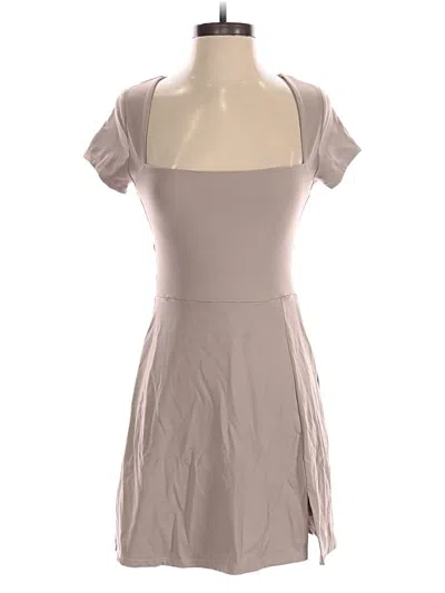 Pre-owned Qinsen Romper In Tan