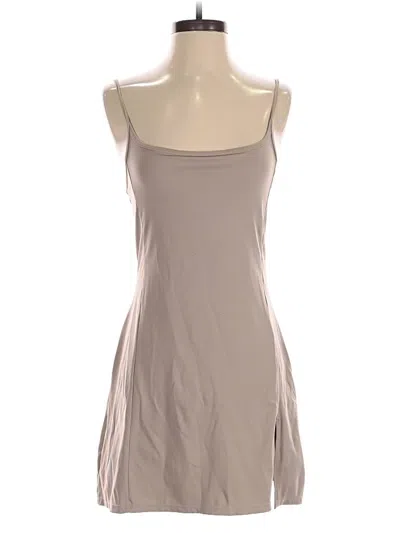 Pre-owned Qinsen Romper In Tan