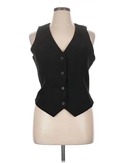 Pre-owned Qinsen Sleeveless Blouse In Black