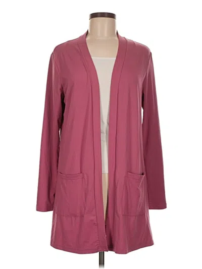 Pre-owned Qixing Kimono In Burgundy