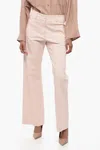 Ql2 Denim Nina Wide-leg Pants In Pink