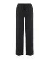 Ql2 Elastic Waistband Casual Pants In Black