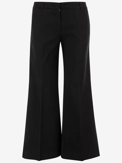 Ql2 Elegant Stretch Pants In Black