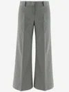 Ql2 Grey Striped Pattern Trousers