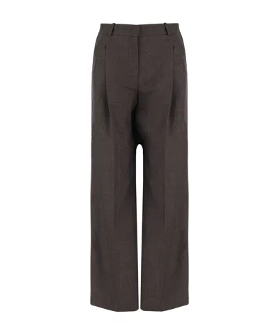 QL2 QL2 MAFALDA WOOL STRAIGHT-LEG PANTS