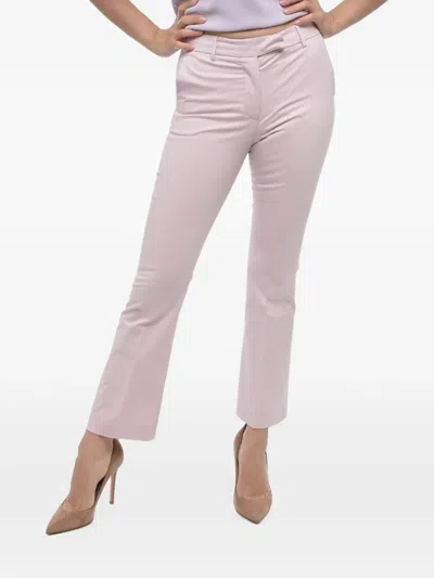 Ql2 Nellie Bootcut-hem Trousers In Pink