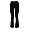 Ql2 Nellie C Flared Bottom Regular Pants In Black