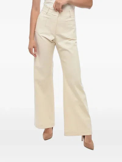 Ql2 Patch-pocket Trousers In Neutral