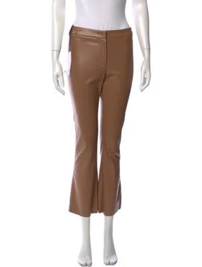 Pre-owned Ql2  Quelledue Flared Pants In Brown