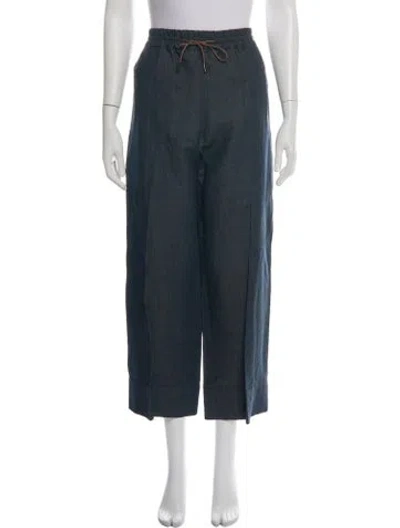 Pre-owned Ql2  Quelledue Wide Leg Pants In Blue
