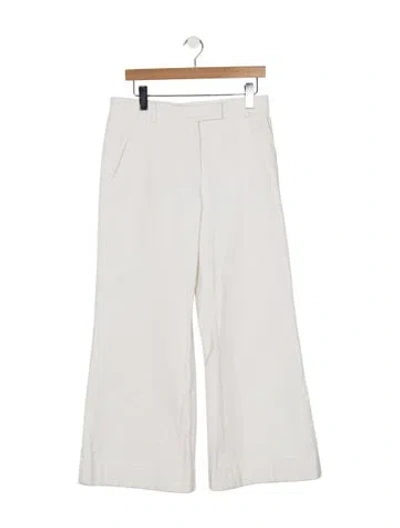 Pre-owned Ql2  Quelledue Wide Leg Pants In White
