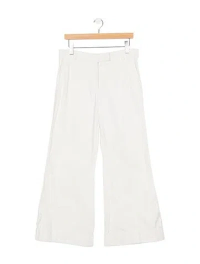 Pre-owned Ql2  Quelledue Wide Leg Pants In White