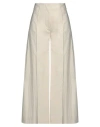 Ql2  Quelledue Ql2 Quelledue Woman Pants Beige Size 2 Cotton, Elastane In Beige
