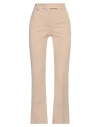 Ql2  Quelledue Ql2 Quelledue Woman Pants Beige Size 2 Cotton, Lycra