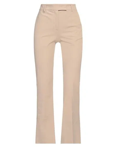 Ql2  Quelledue Ql2 Quelledue Woman Pants Beige Size 2 Cotton, Lycra