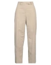 Ql2  Quelledue Ql2 Quelledue Woman Pants Beige Size 4 Cotton, Elastane