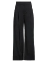 Ql2  Quelledue Ql2 Quelledue Woman Pants Black Size 2 Cotton, Elastane In Black