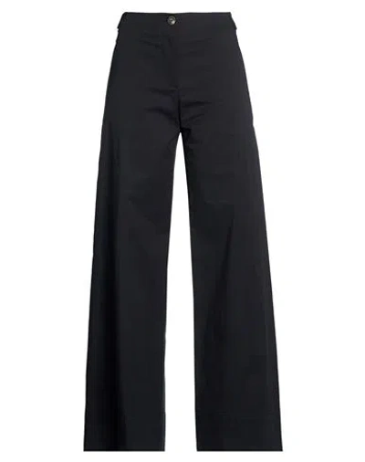 Ql2  Quelledue Ql2 Quelledue Woman Pants Black Size 6 Cotton, Elastane