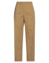 Ql2  Quelledue Ql2 Quelledue Woman Pants Camel Size 12 Virgin Wool, Lycra In Beige