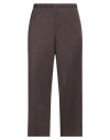 Ql2  Quelledue Ql2 Quelledue Woman Pants Chocolate Brown Size 16 Cotton, Elastane In Brown