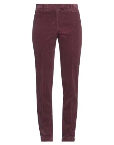 Ql2  Quelledue Ql2 Quelledue Woman Pants Plum Size 10 Cotton, Elastane In Purple