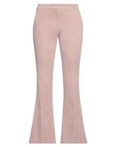 Ql2  Quelledue Ql2 Quelledue Woman Pants Taupe Size 2 Cotton, Elastane In Grey