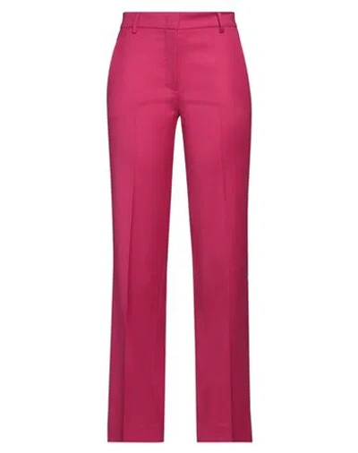 Ql2  Quelledue Ql2 Quelledue Woman Pants Fuchsia Size 8 Virgin Wool, Lycra In Pink