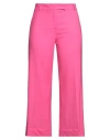 Ql2  Quelledue Ql2 Quelledue Woman Pants Fuchsia Size 10 Virgin Wool, Polyamide, Elastane In Pink