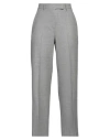 Ql2  Quelledue Ql2 Quelledue Woman Pants Grey Size 14 Virgin Wool, Elastane In Gray