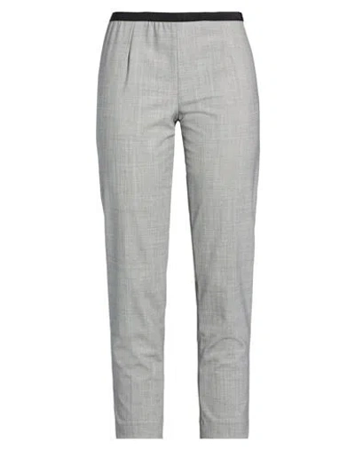 Ql2  Quelledue Ql2 Quelledue Woman Pants Grey Size 16 Virgin Wool, Polyamide, Elastane In Gray