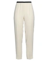 Ql2  Quelledue Ql2 Quelledue Woman Pants Ivory Size 10 Polyester In White