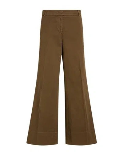 Ql2  Quelledue Ql2 Quelledue Woman Pants Khaki Size 12 Cotton, Elastane In Brown