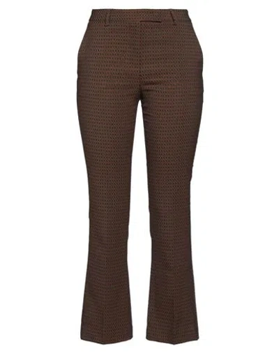 Ql2  Quelledue Ql2 Quelledue Woman Pants Khaki Size 12 Polyester, Acetate, Polyamide In Brown