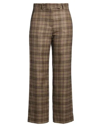 Ql2  Quelledue Ql2 Quelledue Woman Pants Khaki Size 12 Virgin Wool In Brown