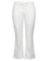 Ql2  Quelledue Ql2 Quelledue Woman Pants Off White Size 10 Cotton, Elastane