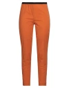 Ql2  Quelledue Ql2 Quelledue Woman Pants Orange Size 8 Cotton, Elastane In Orange