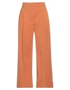 Ql2  Quelledue Ql2 Quelledue Woman Pants Rust Size 10 Cotton, Elastane In Red