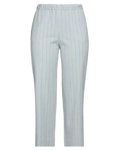 Ql2  Quelledue Ql2 Quelledue Woman Pants Sky Blue Size 14 Cotton, Elastane, Polyamide