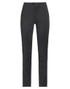 Ql2  Quelledue Ql2 Quelledue Woman Pants Charcoal Size 8 Cotton, Polyamide, Elastane In Grey