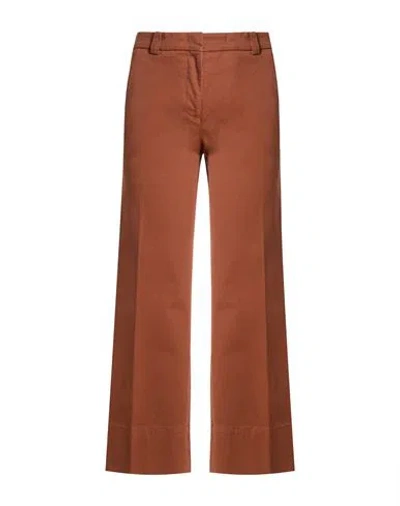 Ql2  Quelledue Ql2 Quelledue Woman Pants Tan Size 10 Cotton, Elastane In Brown